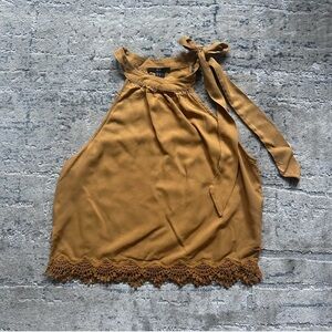 Mustard Sleeveless top